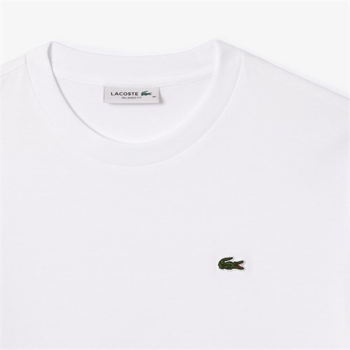 LACOSTE Tf7215 001 T-Shirt Mc Bianco Donna in Abbigliamento