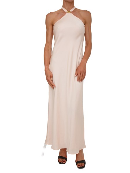 abito mseghiotto max mara studio satin fluido rosa mseghiotto