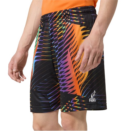 AUSTRALIAN AUSTRALIAN Paush0007 001 Shorts Sport Arancio-Nero Uomo in Pantalone