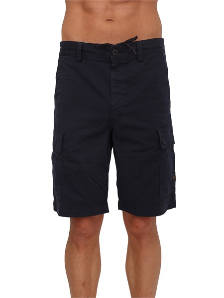 bermuda cargo sisla boss uomo in cotone blu sisla cargo s150559280