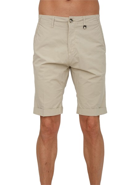 bermuda liu jo uomo in cotone beige qxx123t4310