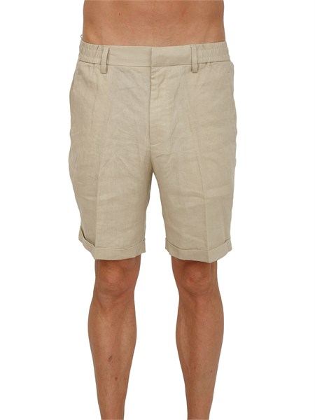 bermuda liu jo uomo in lino beige qa6094t4346