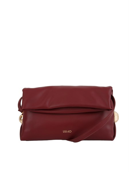 borsa a spalla media liu jo in ecopelle liscia bordeaux af5097e0077