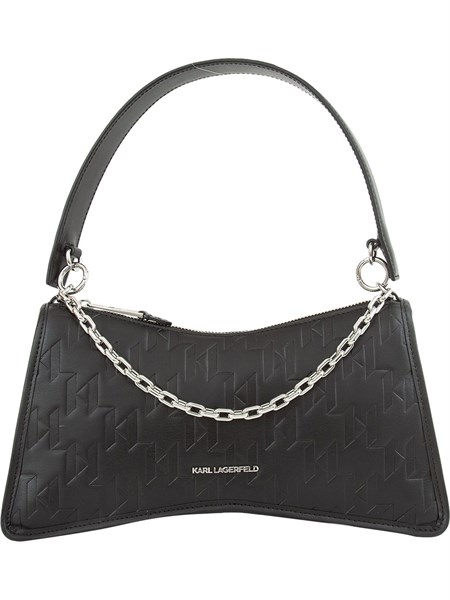 borsa a spalla pelle donna klagerfeld nero 231w3020