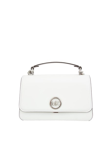 borsa a spalla pelle donna michael michael kors bianco 30t4sd8s6l