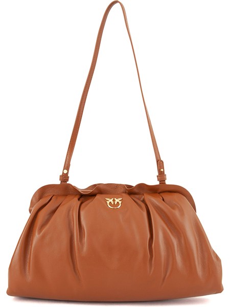 borsa a spalla pinko cuoio maxichainy6y8