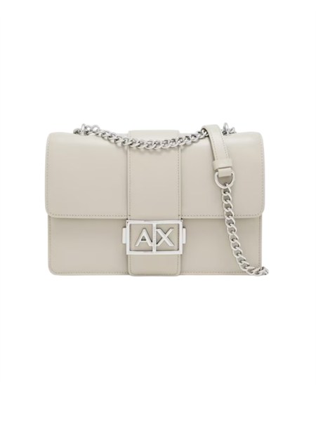 borsa armani exchange ecopelle beige xw000070af12039