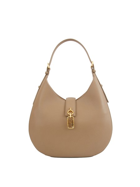 borsa hobo elisabetta franchi in ecopelle beige bs06a62e2