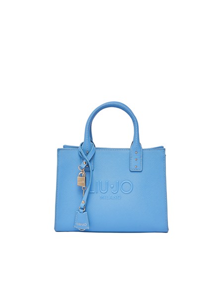 borsa liu jo donna in ecopelle azzurra aa6150es029