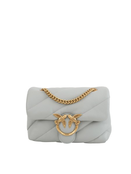 borsa mini love bag pinko in nappa grigia 100039a0f2