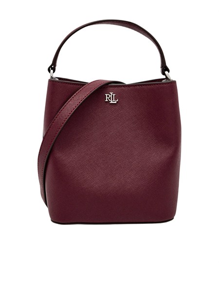 borsa reese lauren ralph lauren in pelle bordeaux reesesm431969365008