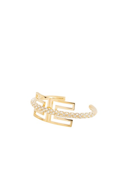 bracciale elisabetta franchi in metallo dorato con strass bc51b62e2
