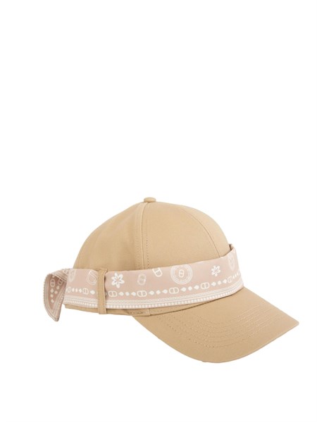 cappello donna twin set beige 251to5460