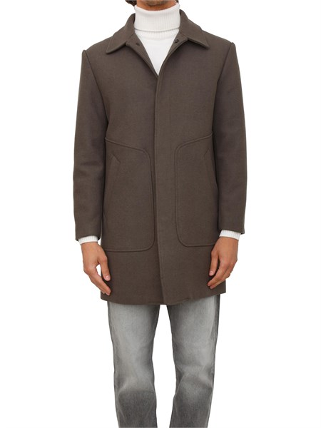 cappotto antony morato in misto lana grigio mmco00960fa500064