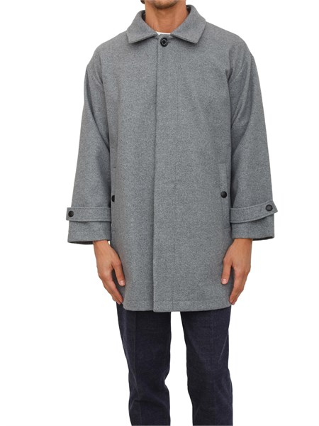 cappotto uomo richmond x in misto lana grigia uma25026cp