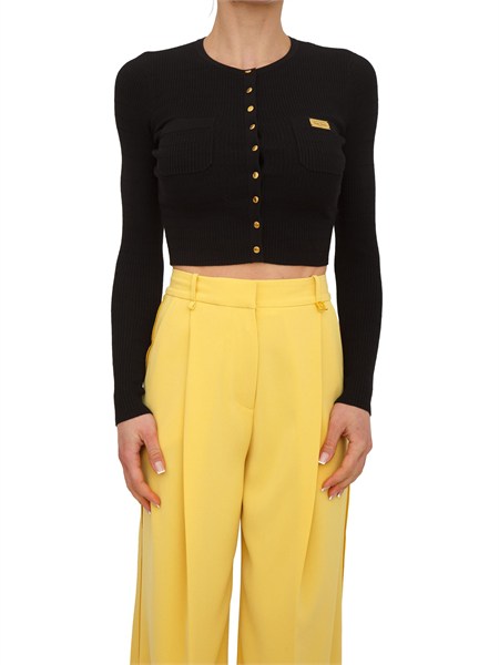 cardigan nero elisabetta franchi mk88b61e2