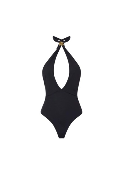 costume intero e body top nero elisabetta franchi cs09m61e2