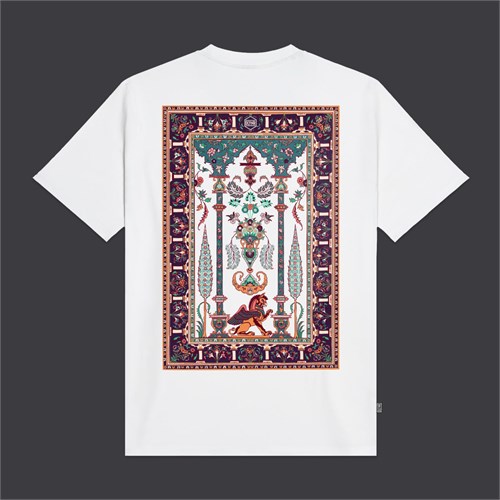 DOLLY NOIRE DOLLY NOIRE Ts614 Tee Wht Persian Rug Bianco Uomo in T-shirt
