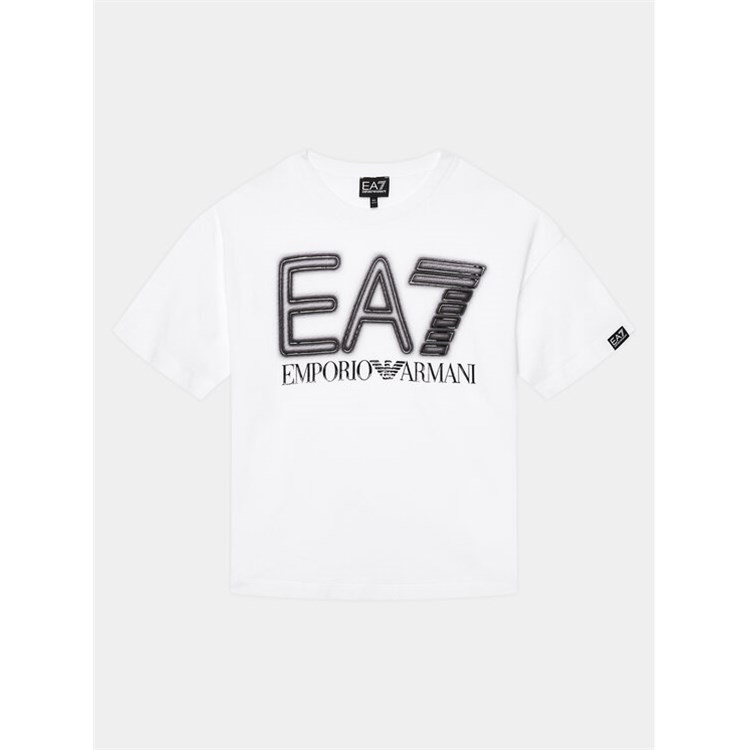 EA7 EMPORIO ARMANI EA7 EMPORIO ARMANI 3DBT57 Bj02Z 1100 T-Shirt Bianco Bambino