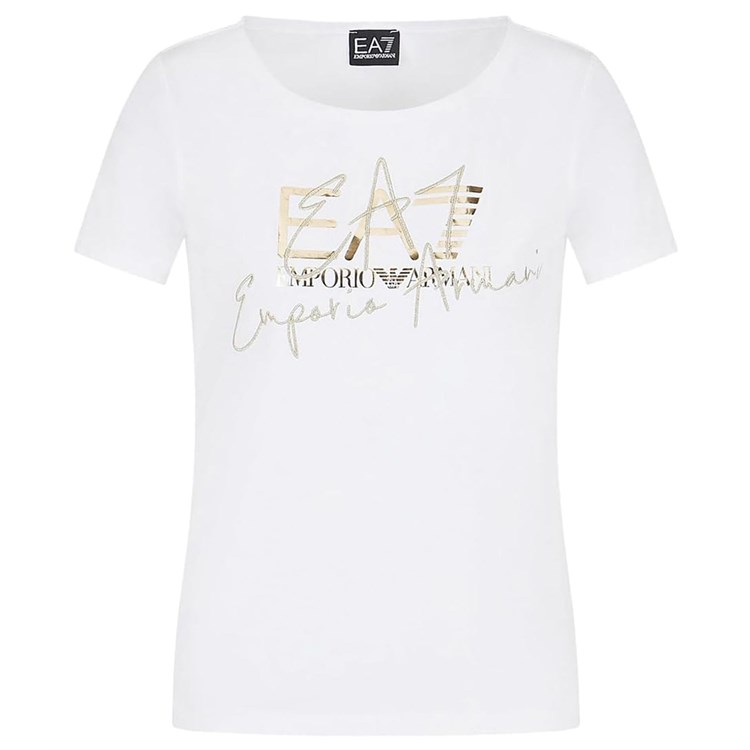 EA7 EMPORIO ARMANI EA7 EMPORIO ARMANI 3DTT26 Tjfkz 0101 T-Shirt Bianco Donna
