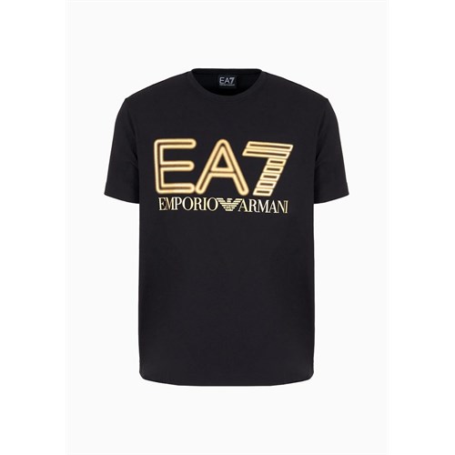 EA7 EMPORIO ARMANI EA7 EMPORIO ARMANI 3DPT37 Pjmuz 0208 T-Shirt Nero Uomo in T-shirt