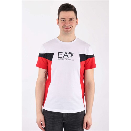 EA7 EMPORIO ARMANI EA7 EMPORIO ARMANI 3DPT80 Pj02Z 1100 T-Shirt Bianco Uomo in T-shirt