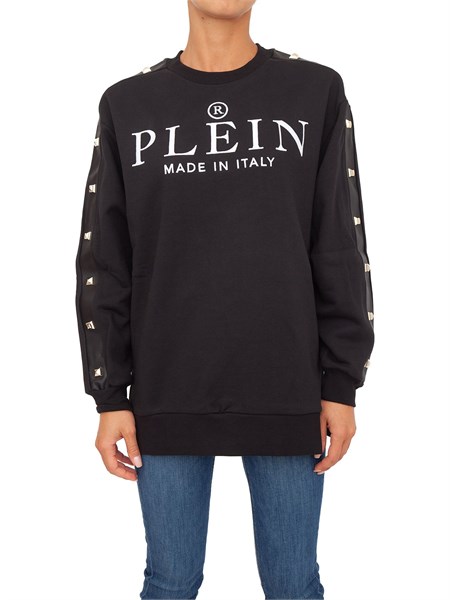 felpa donna philipp plein nero wjo0818pjy002n