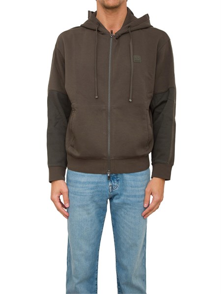 felpa uomo armani exchange verde 6dzmhdzjnpz