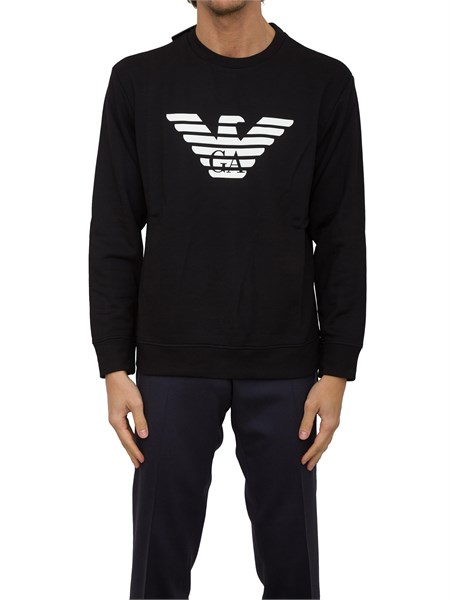 felpa uomo emporio armani nero 8n1mr61jriz