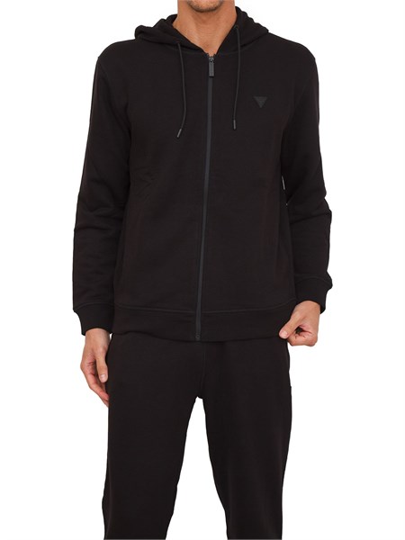 felpa uomo guess jeans nero z2yq28kaij1