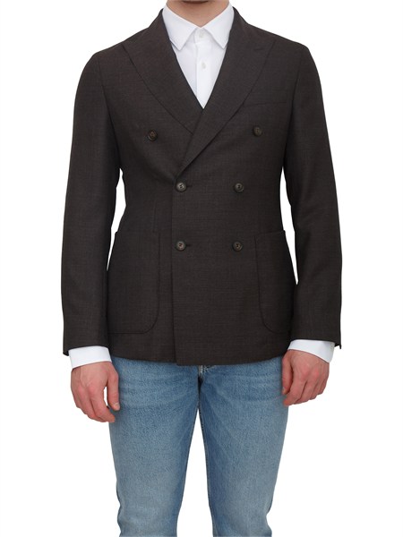 giacca doppiopetto c hanry boss uomo in lana vergine marrone c hanry db 26250562359