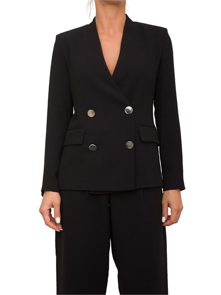 giacca doppiopetto donna armani exchange nero xw000027af10264