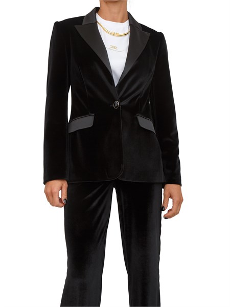 giacca monopetto donna fracomina nero fq25wj2002w59601