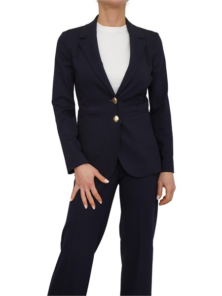 giacca monopetto iblurban di iblues in jersey stretch blu iblurban