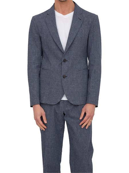 giacca monopetto uomo emporio armani blu d41g37d1458