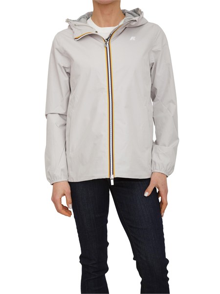 giubbino marguerite k way donna in tessuto tecnico beige k8138pw