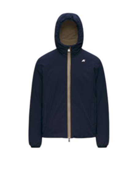 giubbino reversibile jack k way waterproof blukhaki k6128vw
