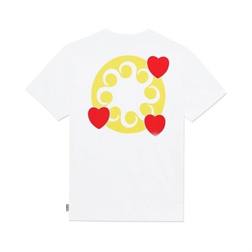IUTER-OCTOPUS IUTER-OCTOPUS 20SOTS18 Tee Wh/Lv Logomoji in T-shirt