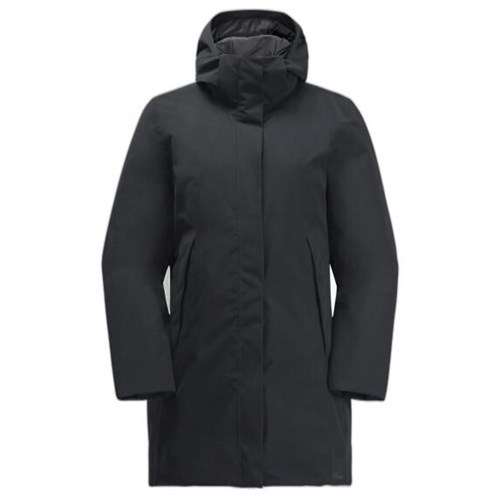 JACK WOLFSKIN JACK WOLFSKIN 1116141 6350 Giacca Capp Lunga Nero Donna in Giacche