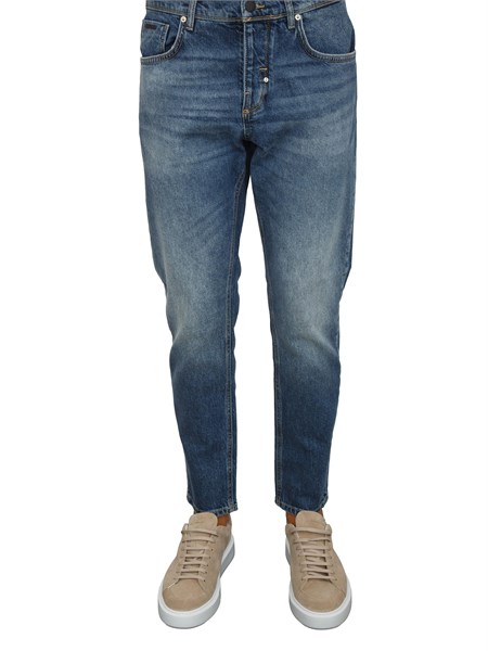 jeans argon antony morato slim fit lunghezza alla caviglia lavaggio sfumato mmdt00264fa750624 w02145