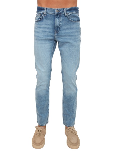 jeans boss uomo in denim chiaro effetto used delaware50553404