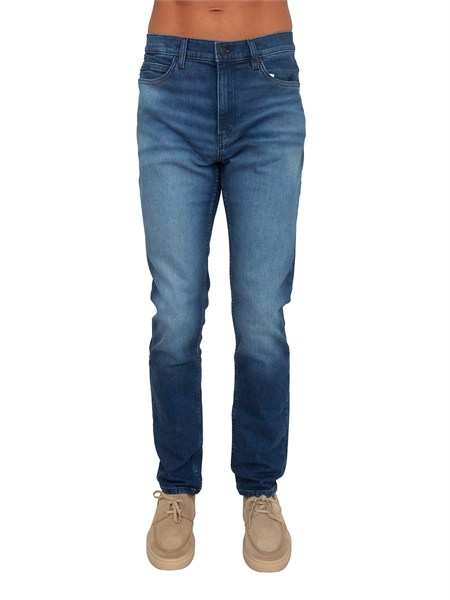 jeans hugo uomo in denim blu scuro stonewashed hugo70850556089