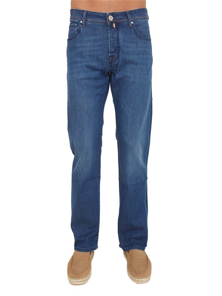 jeans luis jacob cohen in denim comfort blu sabbiato qe034056s4255v1