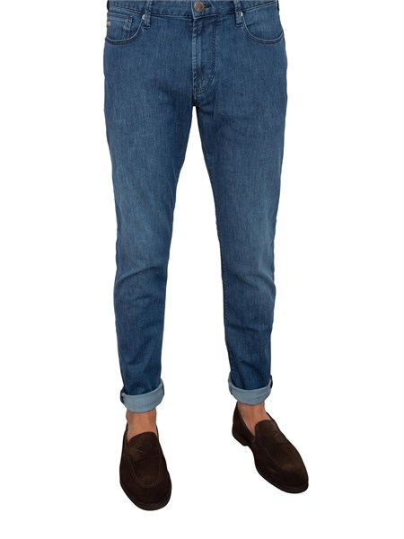 jeans uomo emporio armani blu denim em000121af14118