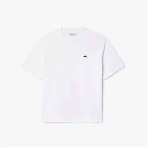 LACOSTE LACOSTE Tf7215 001 T-Shirt Mc Bianco Donna in T-shirt