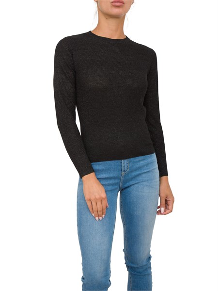 maglia donna emme marella nero kiku