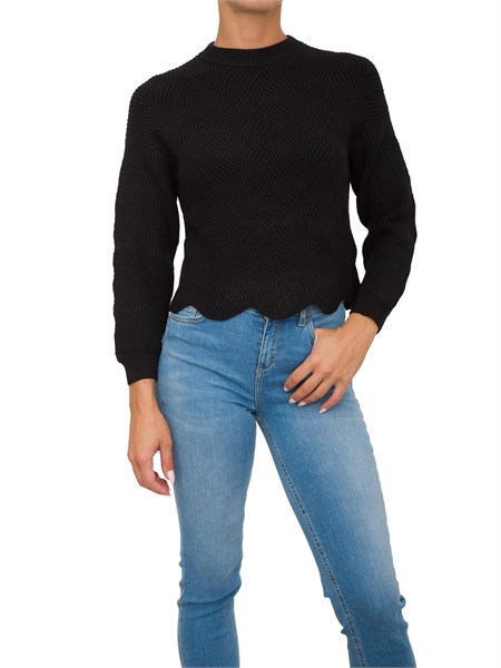 maglia donna emme marella nero relax