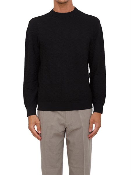 maglione girocollo nero armani exchange in misto viscosa xm001316af10454