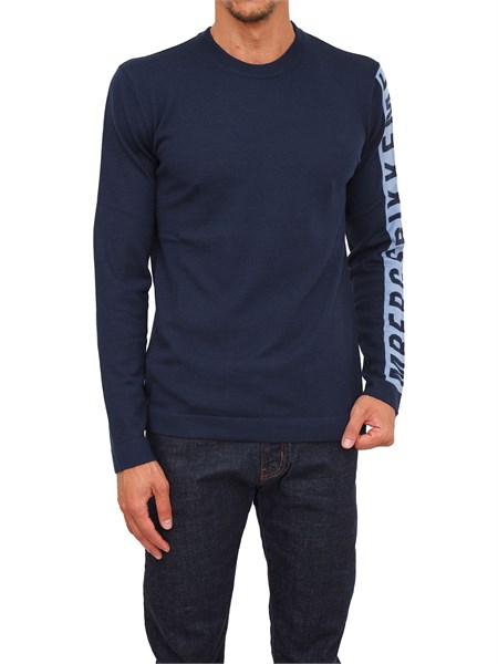 maglia uomo bikkembergs blu cs16g10x1148