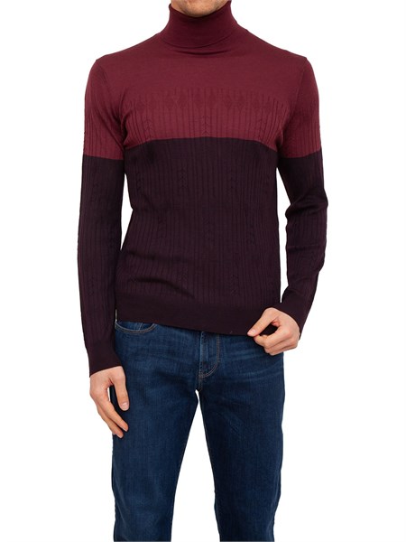 maglia uomo corneliani rosso m50b25106